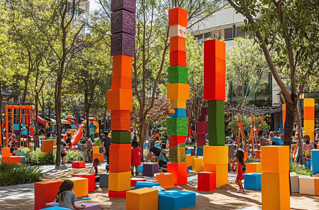Building Memories: Family Fun at Boyd Plaza’s Creativity Play Day